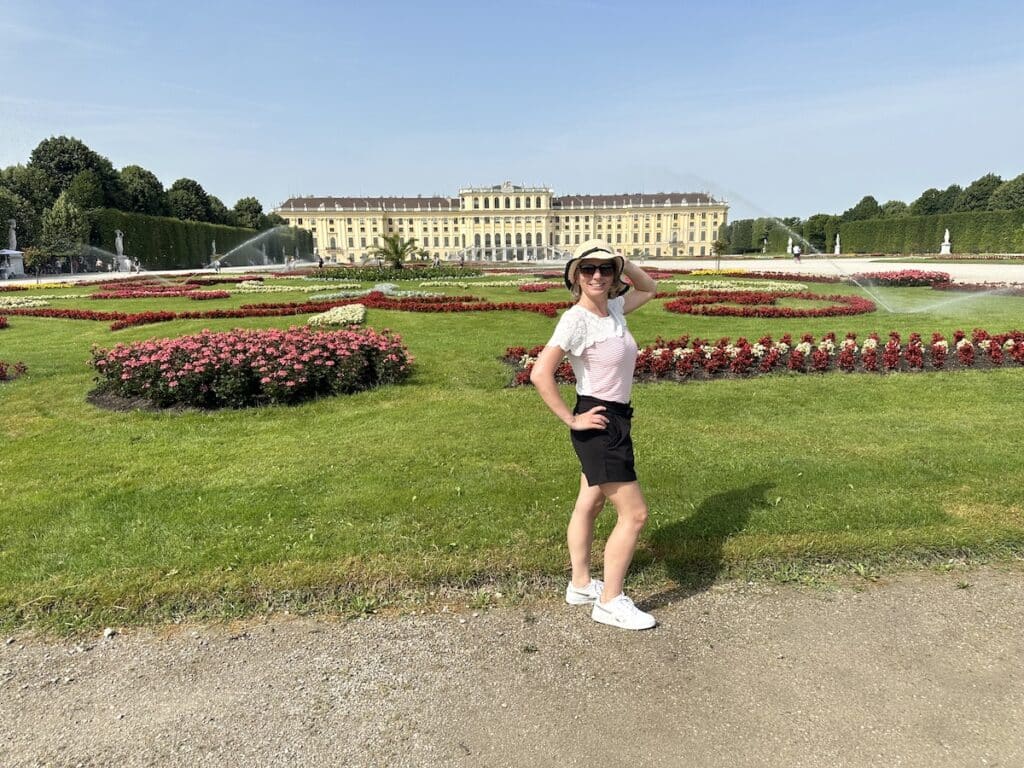 Schönnbrunn park in Vienna